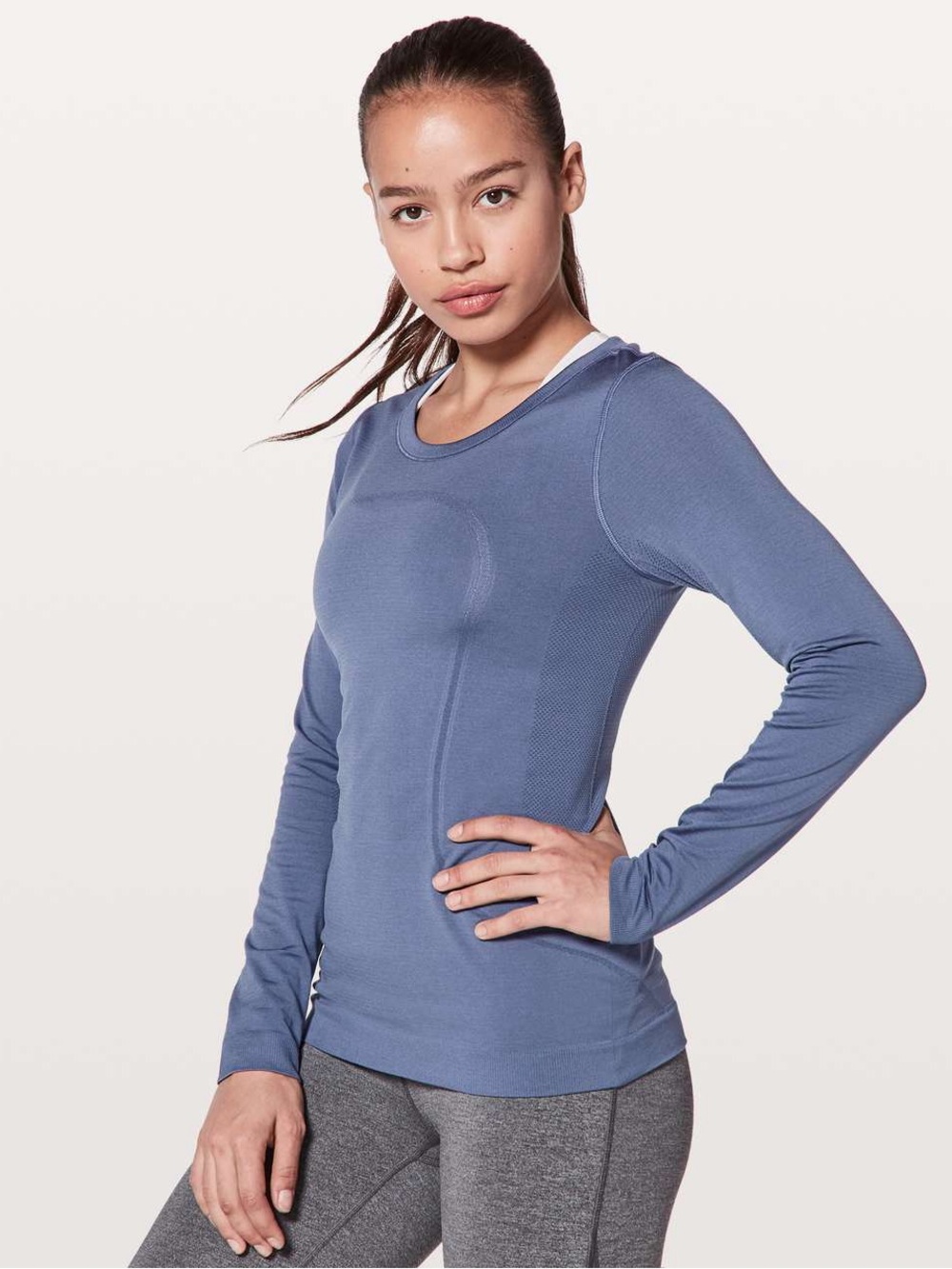 Lululemon Long-Sleeve Swifty Top in Breeze